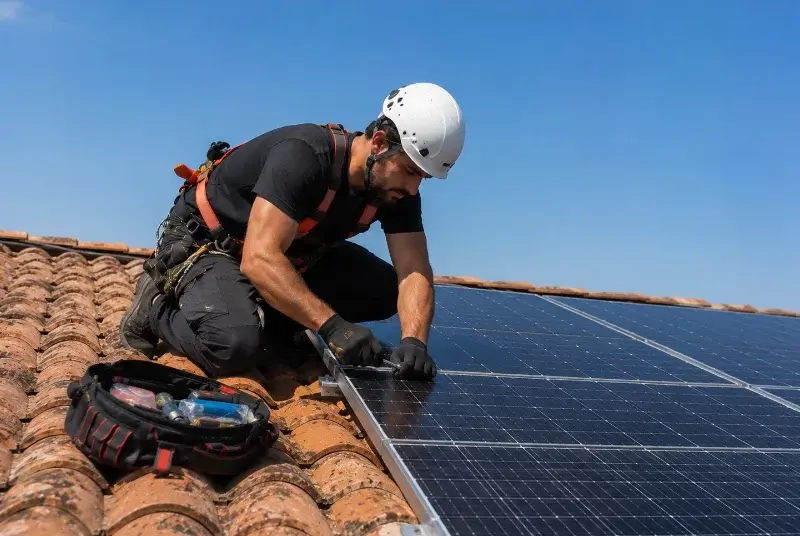 Maintenance et monitoring de panneaux solaires à Moutiers