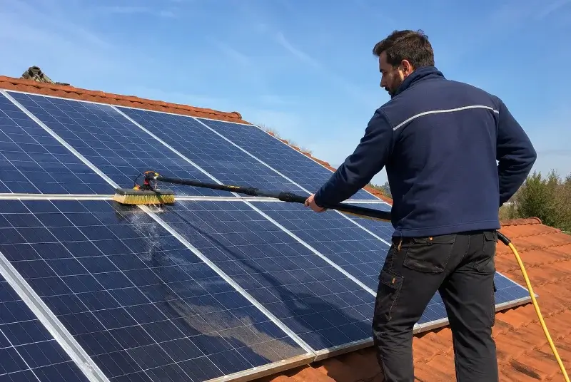 Nettoyage et entretien de panneaux solaires à Moutiers
